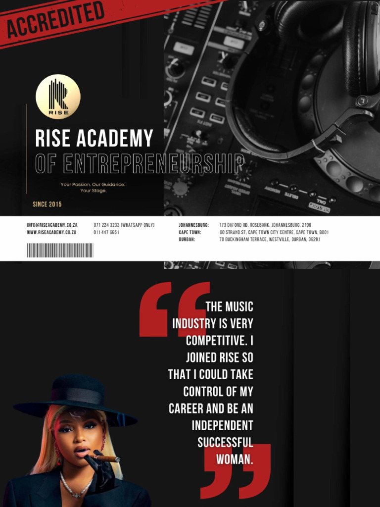 RISE Academy 2026 Course Info Pack | PDF