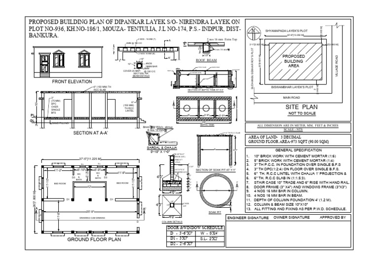 Dipankar Layek Building Plan | PDF | Chess Openings | Building Engineering