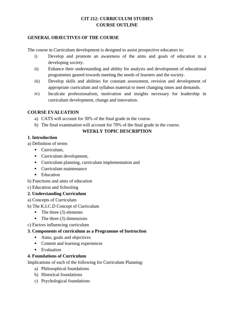 CIT 212 Lesson 1 | PDF | Curriculum | Learning