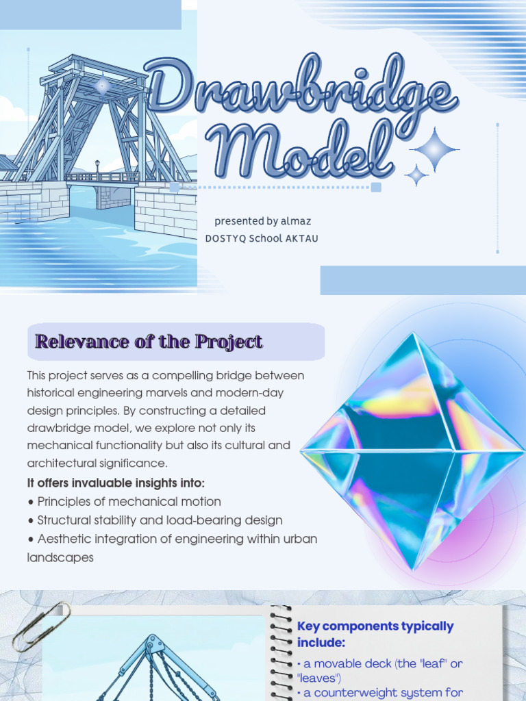 Project Drawbridge Model 20260215 131141 0000 | PDF | Bridge | Gear
