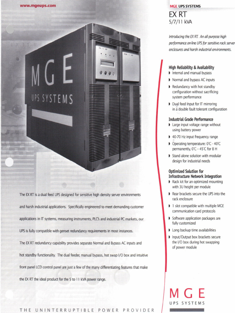 Ups Ex RT 5 | PDF