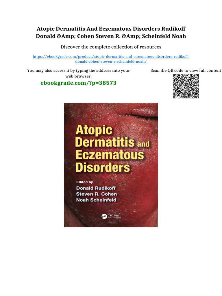 Atopic Dermatitis and Eczematous Disorders Rudikoff Donald & Cohen ...