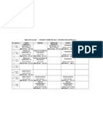 Horarios - Segundo Año - I Sem 2012