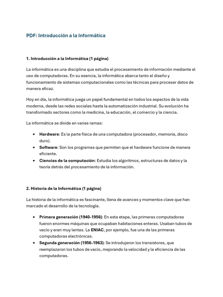 Document 8 | PDF | Informática | Hardware de la computadora