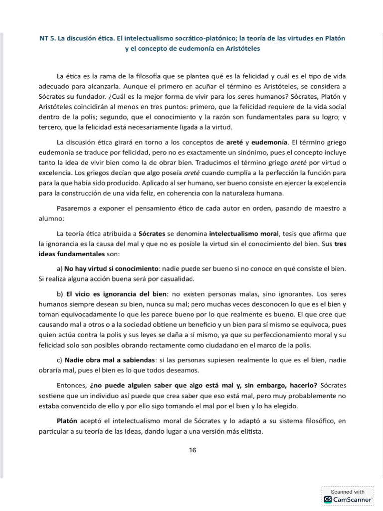 Tema 5, La Discusión Etiqueta Intelectua | PDF