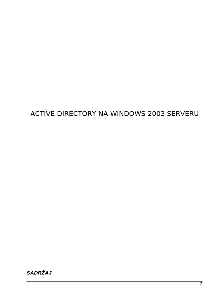 Active Directory | PDF