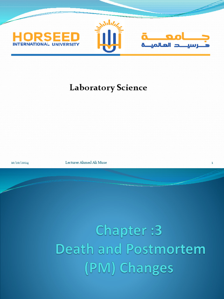 Chapter 3 Death and Postmortem (PM) Changes | PDF | Decomposition | Death