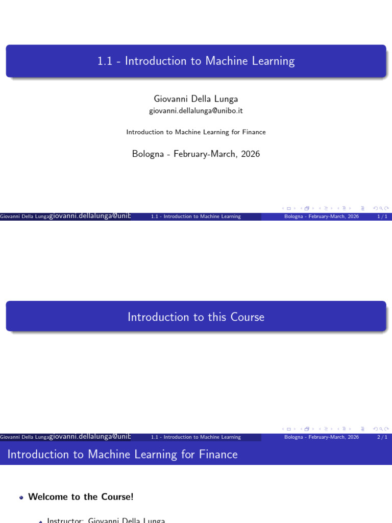 Lesson 1 1 | PDF | Machine Learning | Loss Function