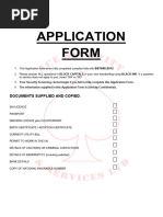 NIS Compliance Application for Self-Employed | PDF