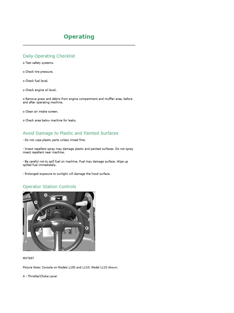 Operator's Manual | PDF | Clutch | Tractor