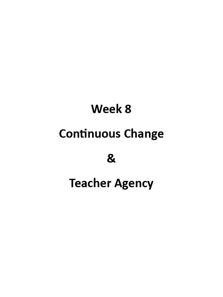 Week 8 | PDF