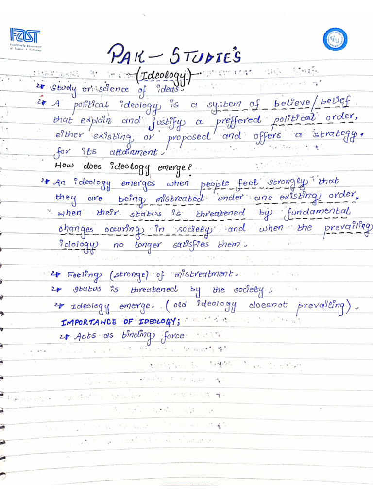 PST Notes | PDF
