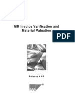 MM Invoice Verification and Material Valuation