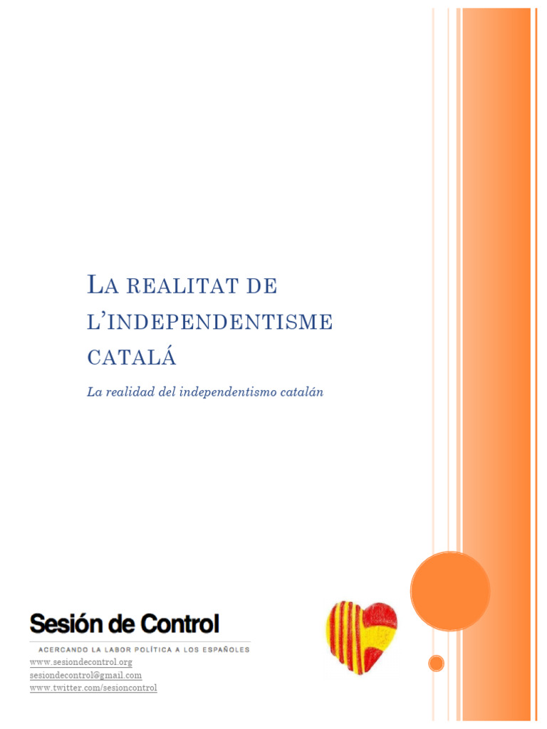 La Realidad Del Independentismo Catal N 500 | PDF