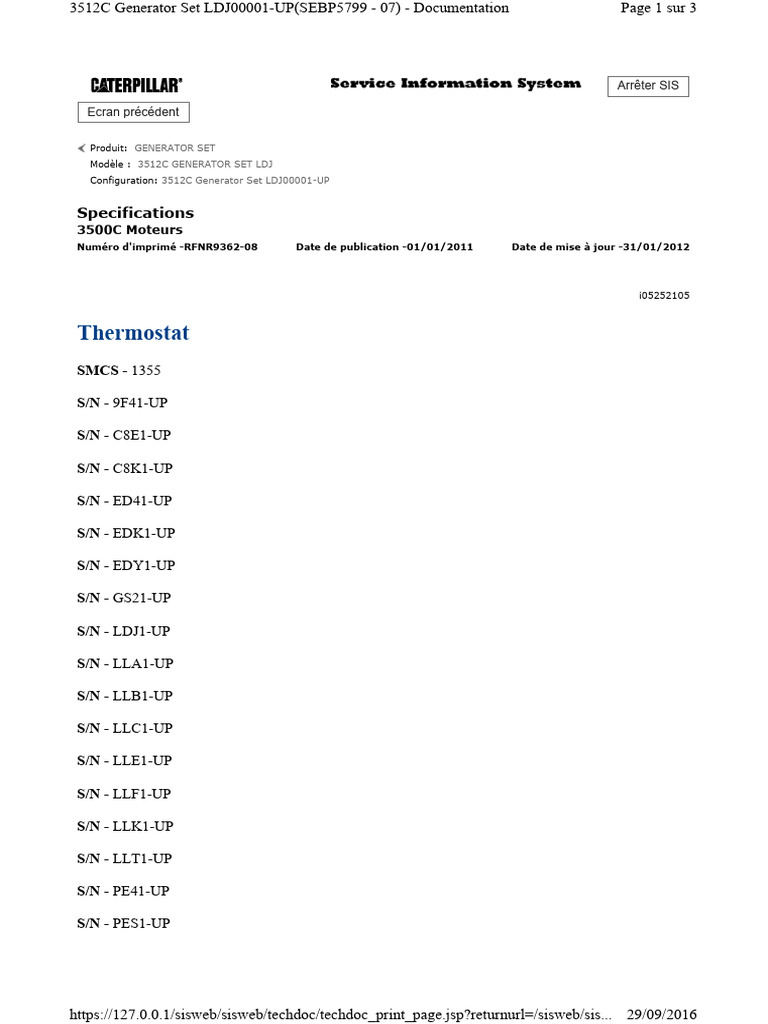 17 Spécification Thermostat | PDF