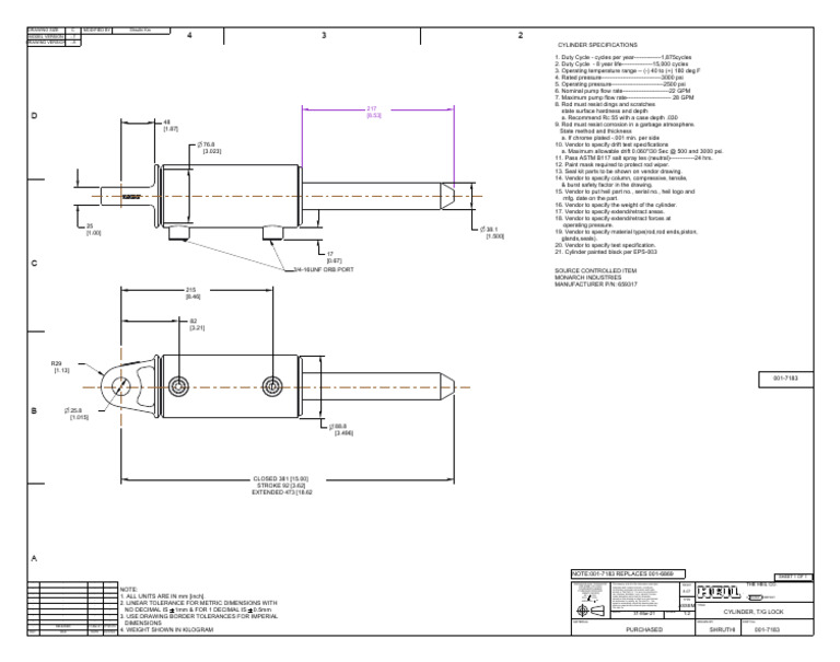 001-7183 - Cylinder TG Lock | PDF | Mechanical Engineering
