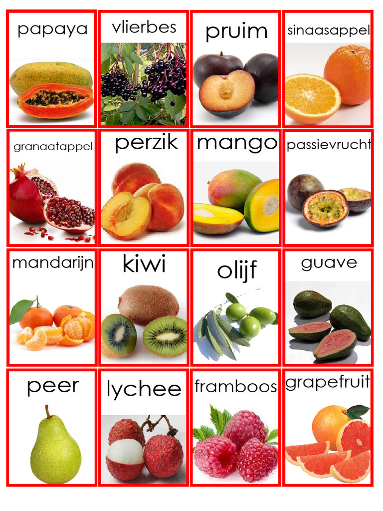 Fruit Memorie - Compressed | PDF | Fruit | Edible Fruits