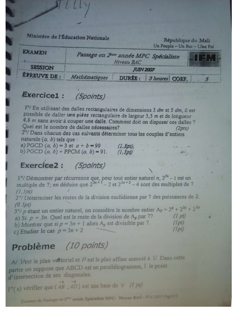 MPC Math | PDF