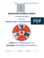Radiation Science Today eNewsletter 2012
