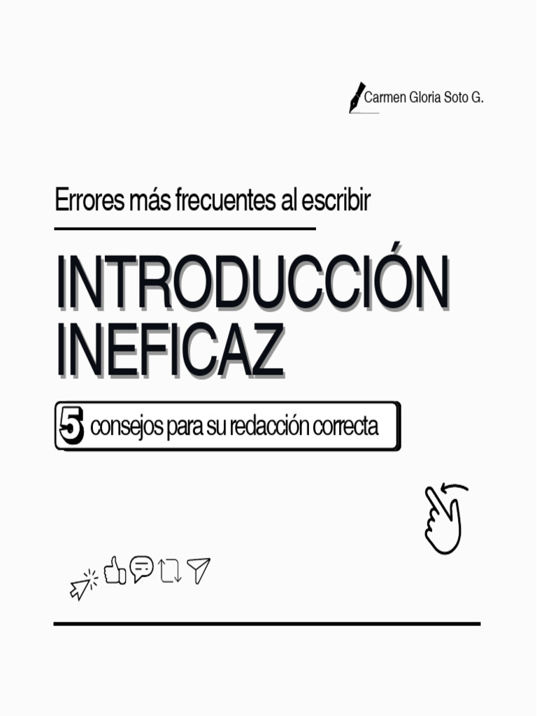 Errores Frecuentes Al Escribir - Introducción Ineficaz | PDF