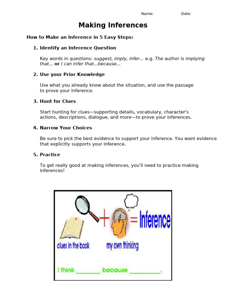 Inference 1 Intro | PDF