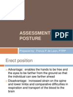 Assessment of Posture: Prepared By: Floriza P. de Leon, PTRP