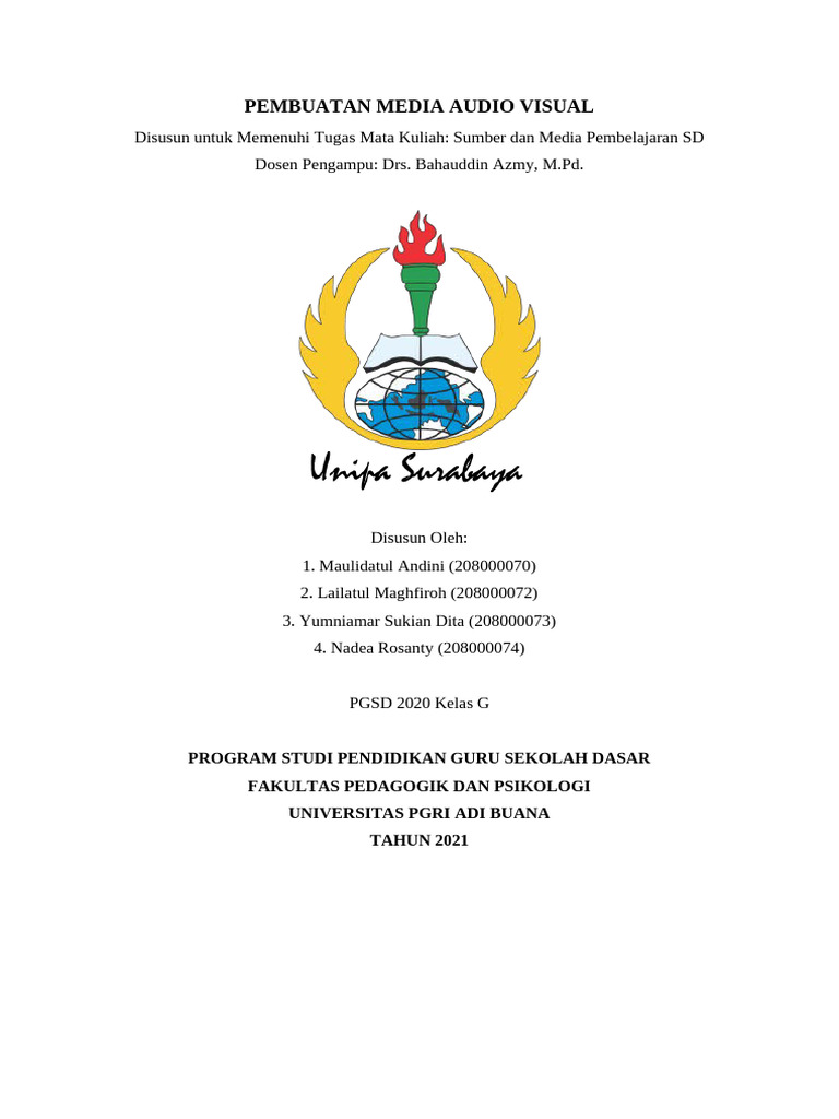Pembuatan Media Audio Visual | PDF