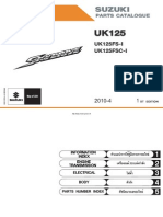 Motorcycle Parts Catalog for SUZUKI UK125FS-I, FSC-I Models