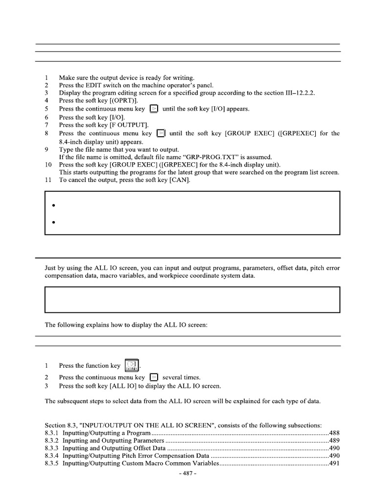 Back Up ALL IO Screen | PDF | Input/Output | Filename