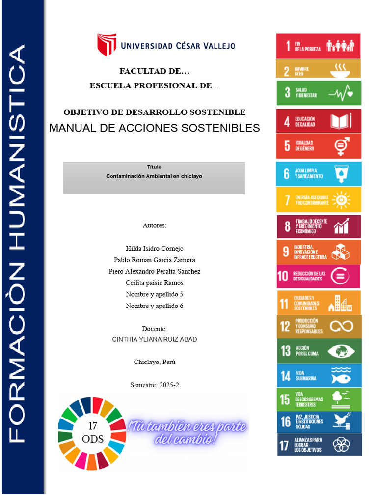 Acciones Sotenibles | PDF | Desarrollo sostenible | Sustentabilidad