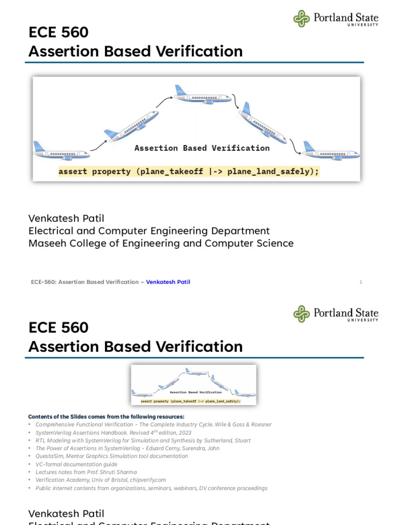 ECE 560 Lec4 Scheduler Immediate Assertions | PDF | Formal Verification ...