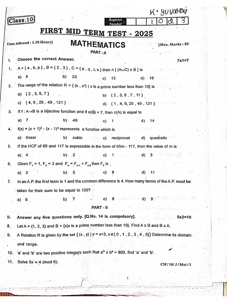 First Mid Term - Merged | PDF