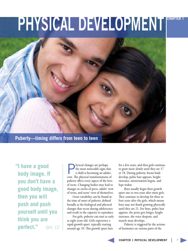 Physical Development in Adolescence | PDF | Adolescence | Puberty