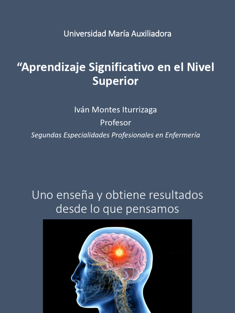 Enseñanza y Aprendizaje Significativo | PDF | Aprendizaje | Enseñando