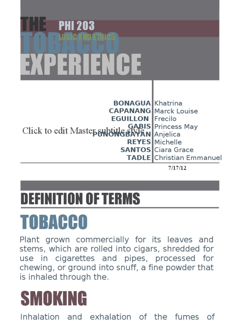 uni tobacco definition Understanding occasional-smoking risks Lung & Bronchus Cancer Infographic