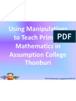Using Manipulatives To Teach Primary Mathematics in Assumption College Thonburi