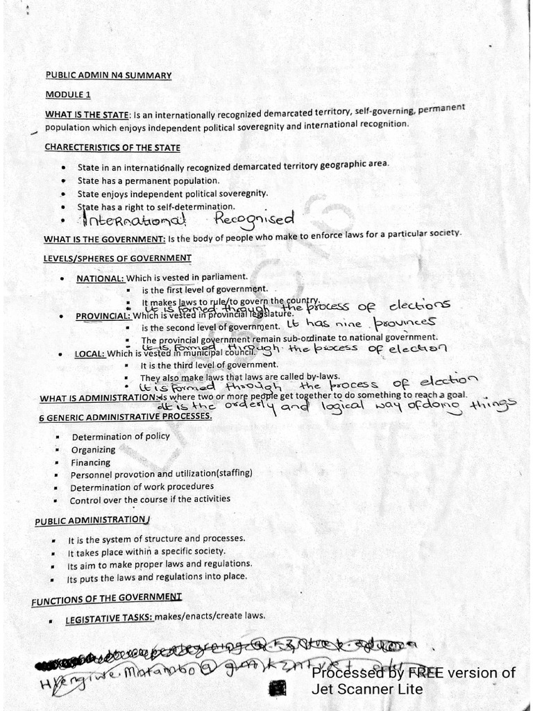 PA Notes | PDF
