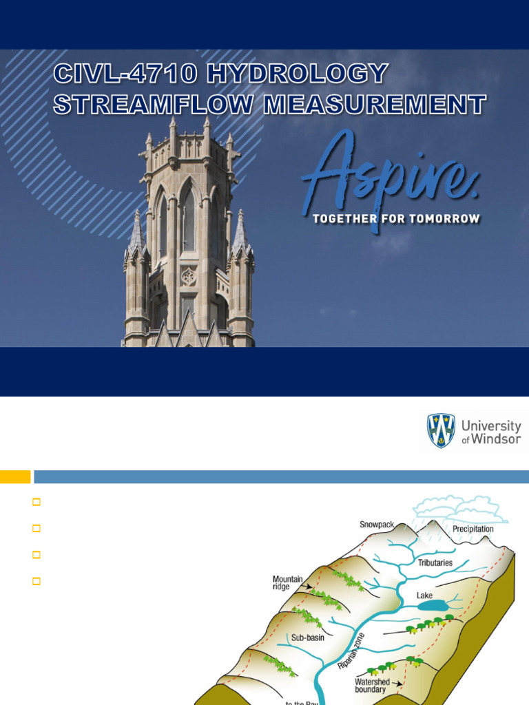 04 Streamflow Measurement W25 | PDF