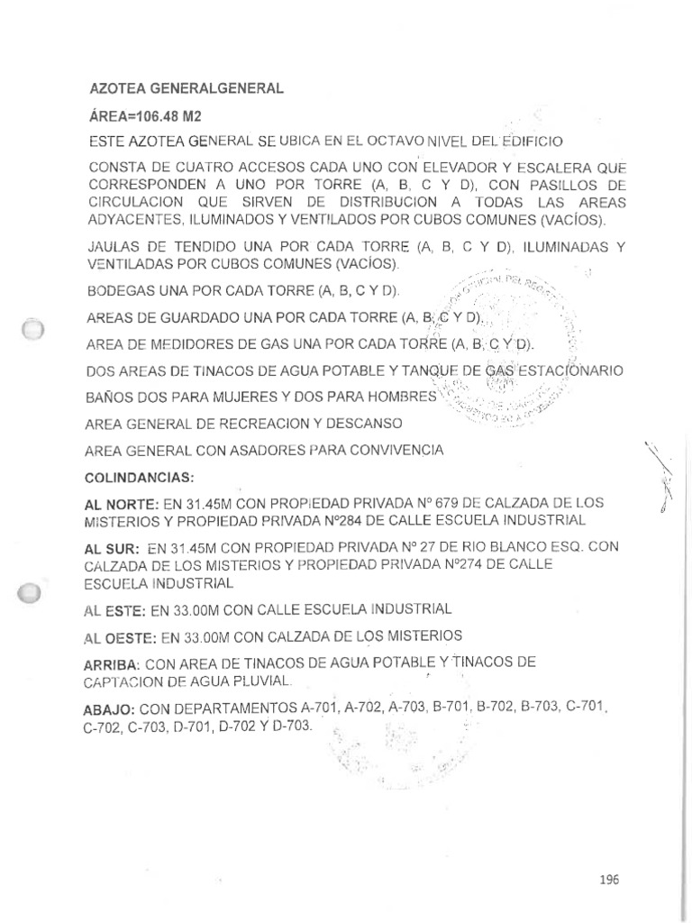 Azotea General | PDF