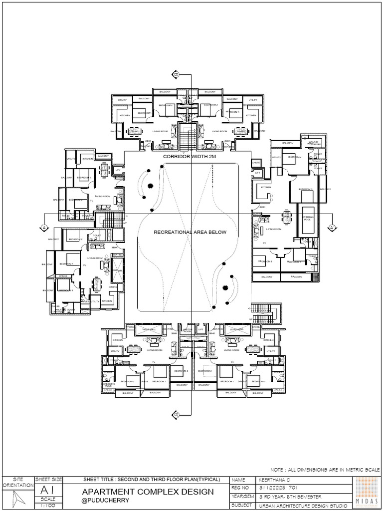 Apartment 2 3 Floor Plan | PDF | Room | Bedroom