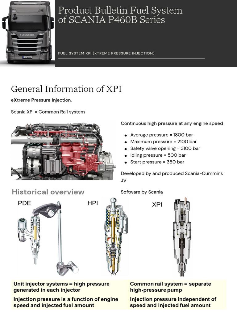 Product Bulletin SCANIA Engine D13 Fuel System XPI (Indonesian Version ...