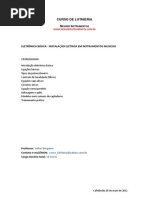 CURSO ELETRONICA - LUTHIERIA