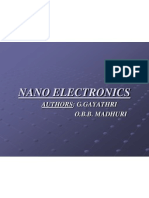 Nano Electronics: Authors: G.Gayathri O.B.B. Madhuri