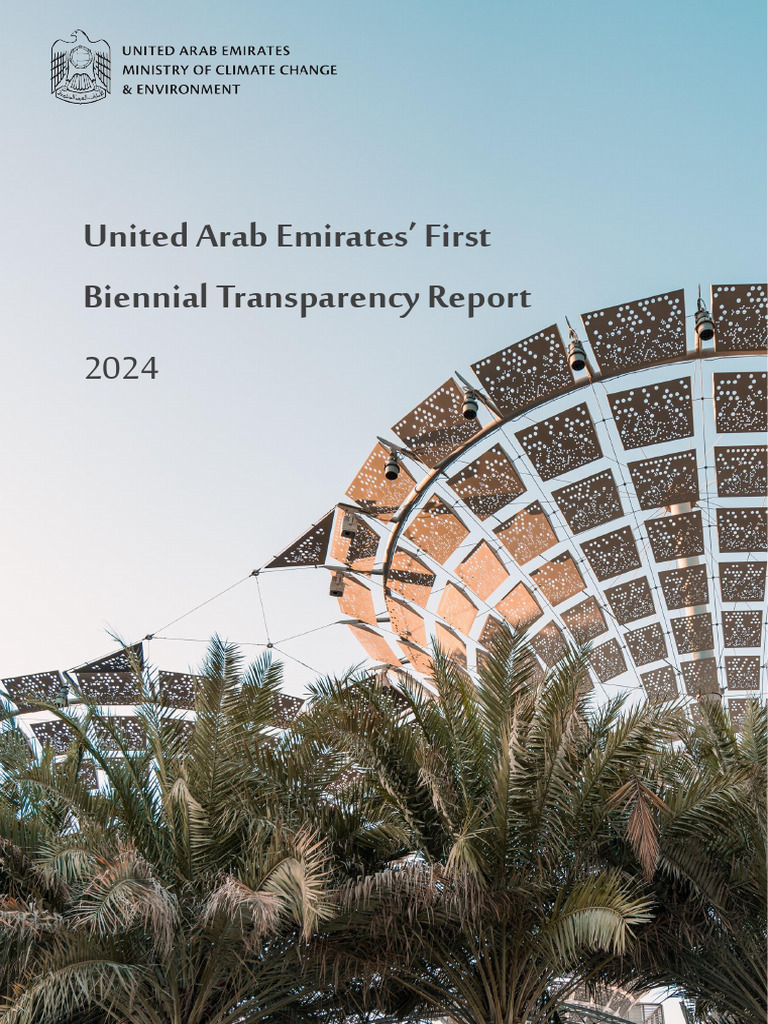 UAE's First BTR - Submission Document | PDF | Climate Change Mitigation ...