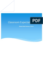 Classroom Expectations: Slamet Budi Santoso, S.Kom