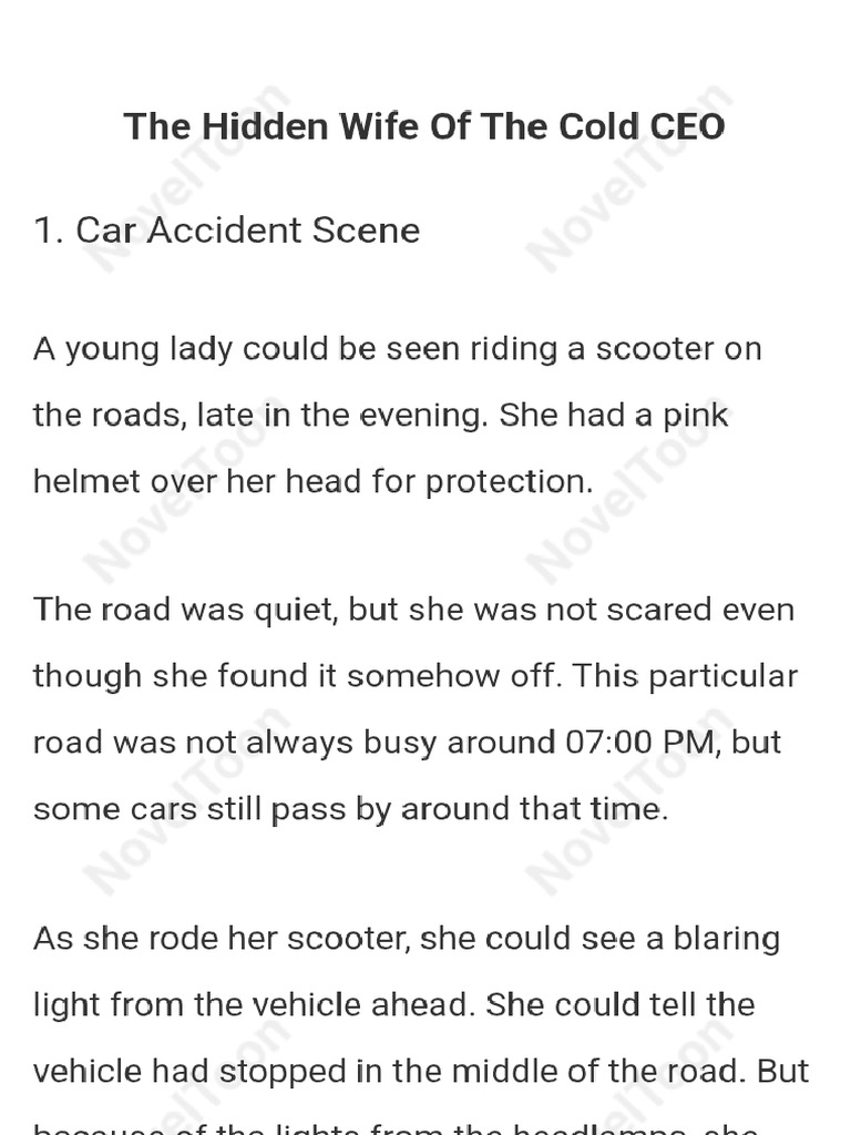 The Hidden Wife of The Cold CEO | PDF