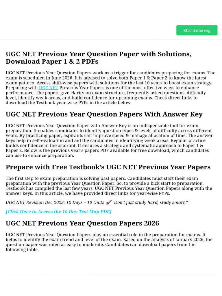 UGC NET Previous Year Question Paper With Solutions, Download Paper 1 ...