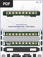 (Halzet) Papercraft Rel Dan Peron Kereta | PDF