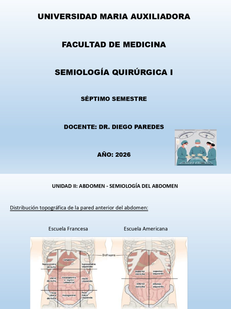 Semiología General Del Abdomen | PDF | Abdomen | Intestino grueso