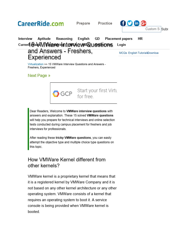 15 Questions | PDF | Virtualization | Virtual Machine